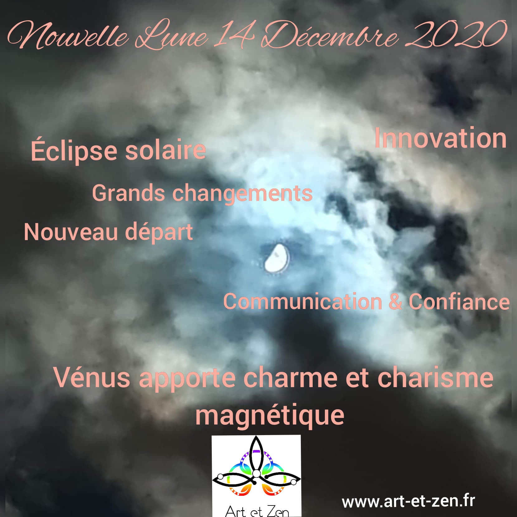 Nouvelle Lune du 14 Décembre 2020 - en Sagittaire – Art et Zen